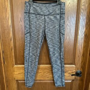 Victoria Sport Knockout by Victoria Secret Gray Marled Leggings Pockets L G